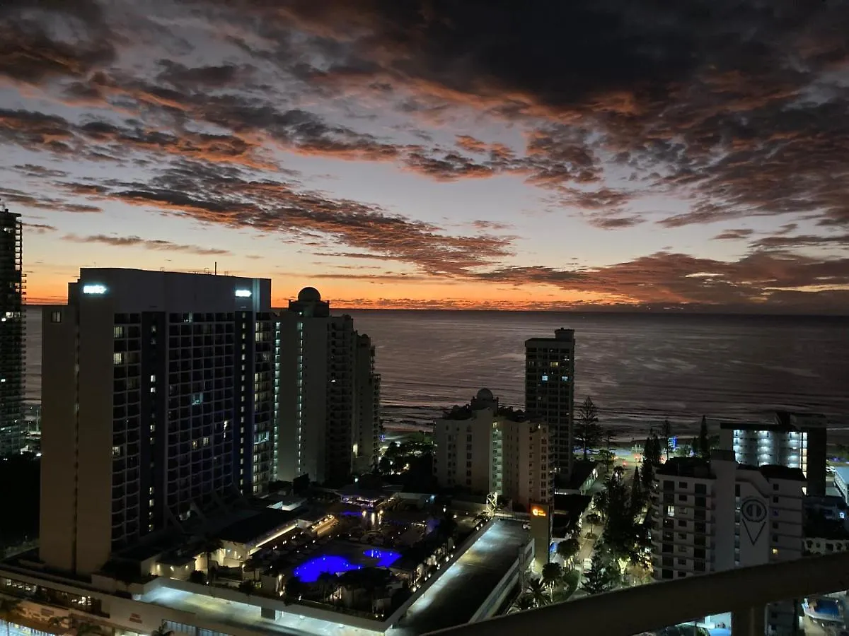 Stunning Apartment Best Ocean Views Surfers Gold Coast Australia